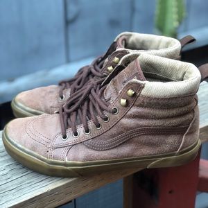 Vans Sk8-Hi MTE, Leather/Brown/Herringbone